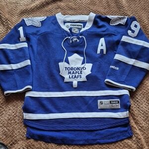 Reebok Kids Blue Maple Leafs Hockey Jersey